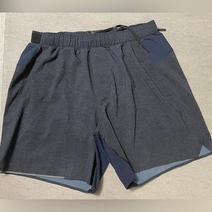 Lululemon Men’s Lined 7” Pace Breaker shorts, size M